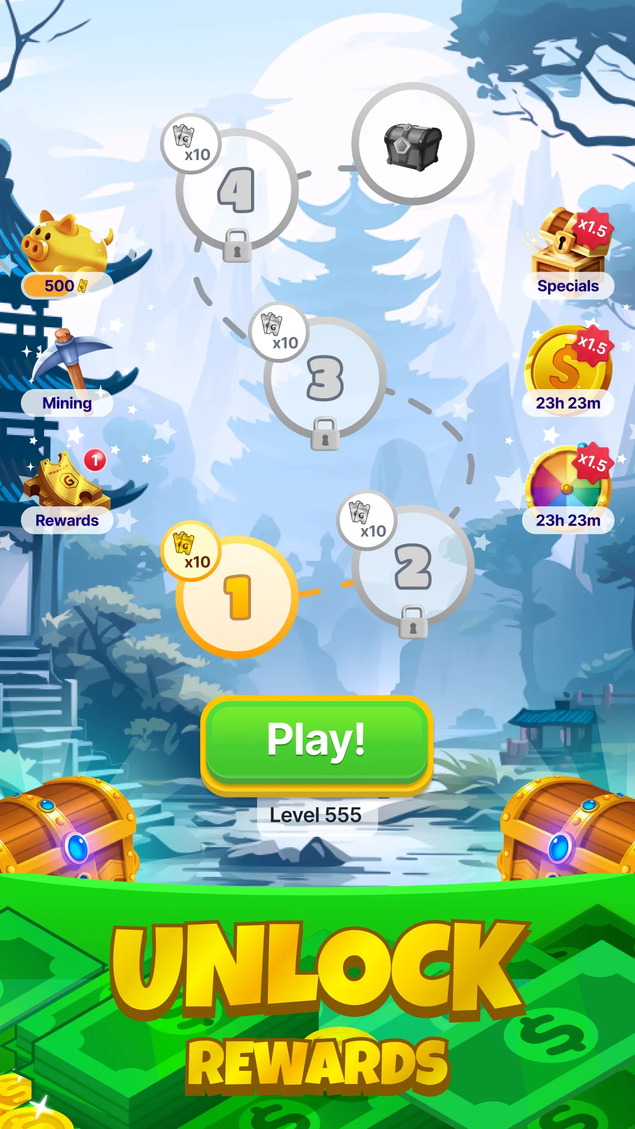 Monkey Match 3: Money Game | Indus Appstore | Screenshot