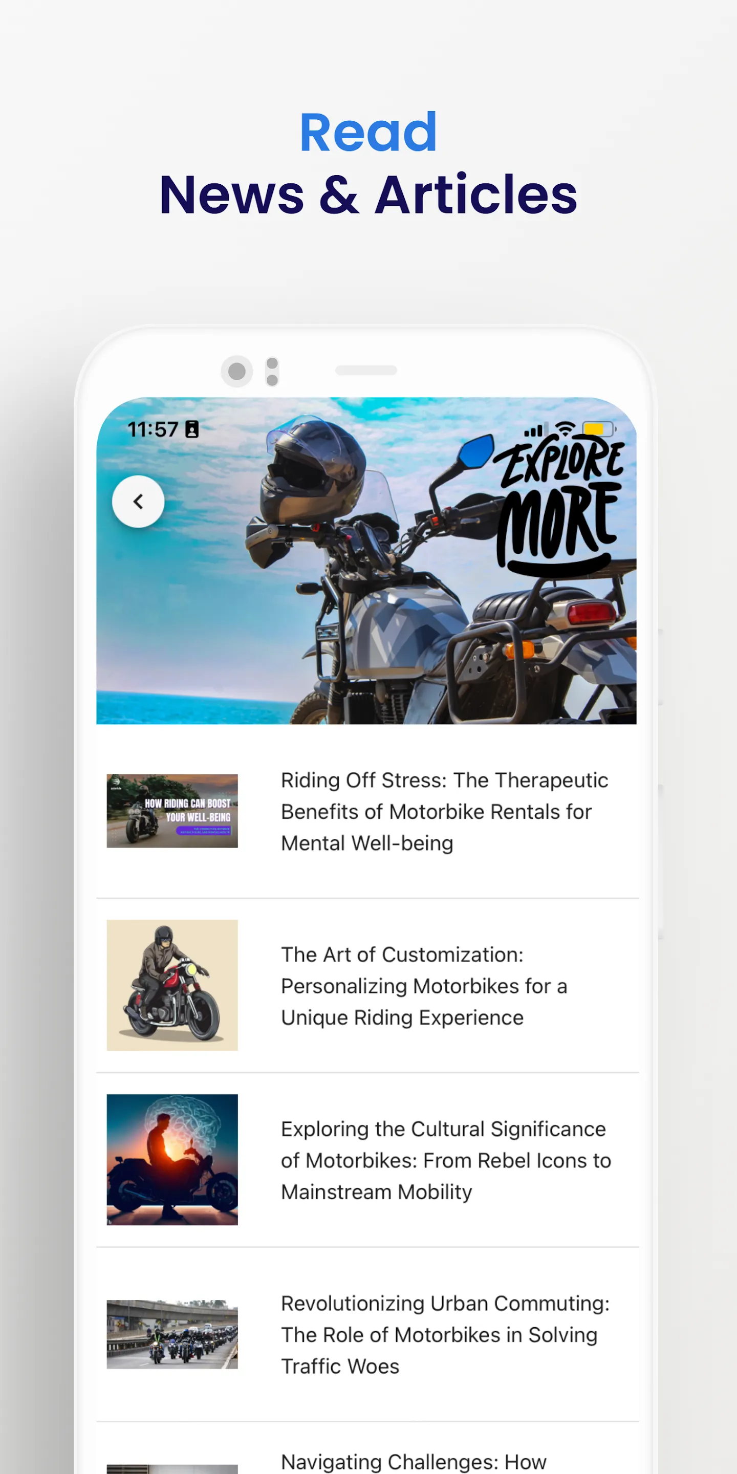 Ontrack : Bike Rental App | Indus Appstore | Screenshot