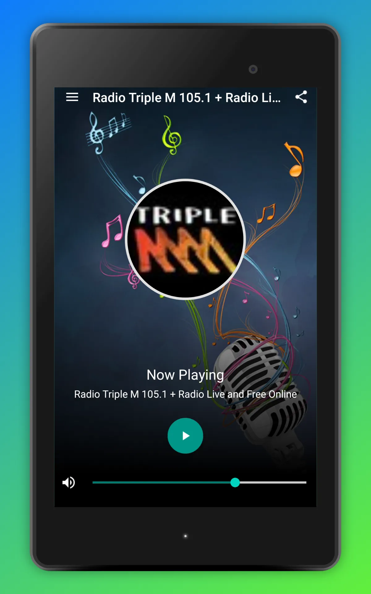 Triple M Radio Melbourne 105.1 | Indus Appstore | Screenshot