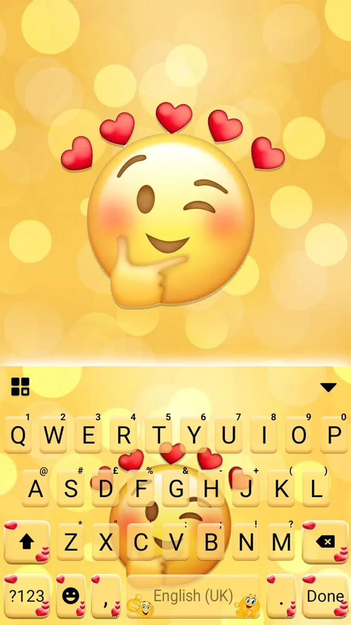 Love Emoji Gravity Keyboard Ba | Indus Appstore | Screenshot