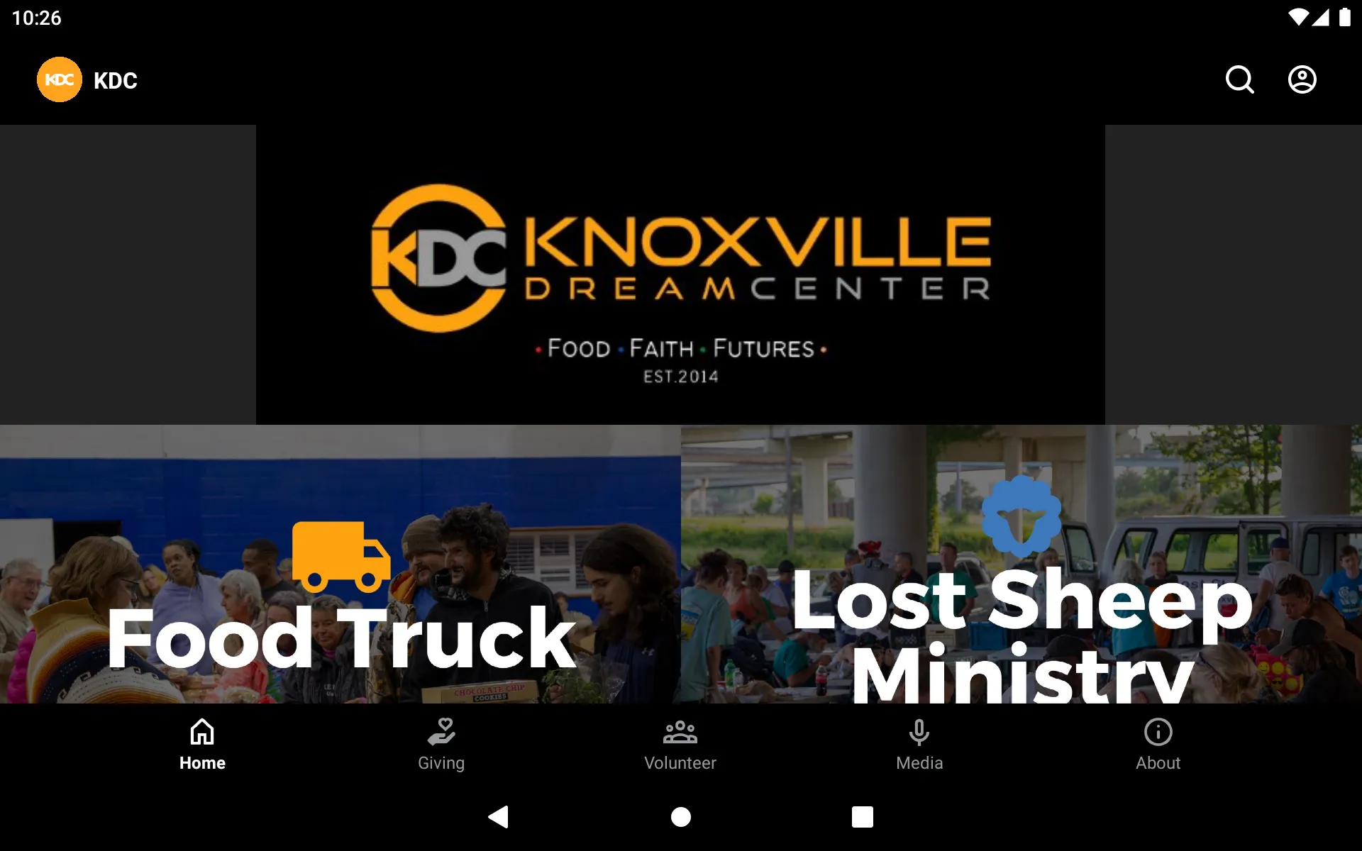 Knoxville Dream Center | Indus Appstore | Screenshot