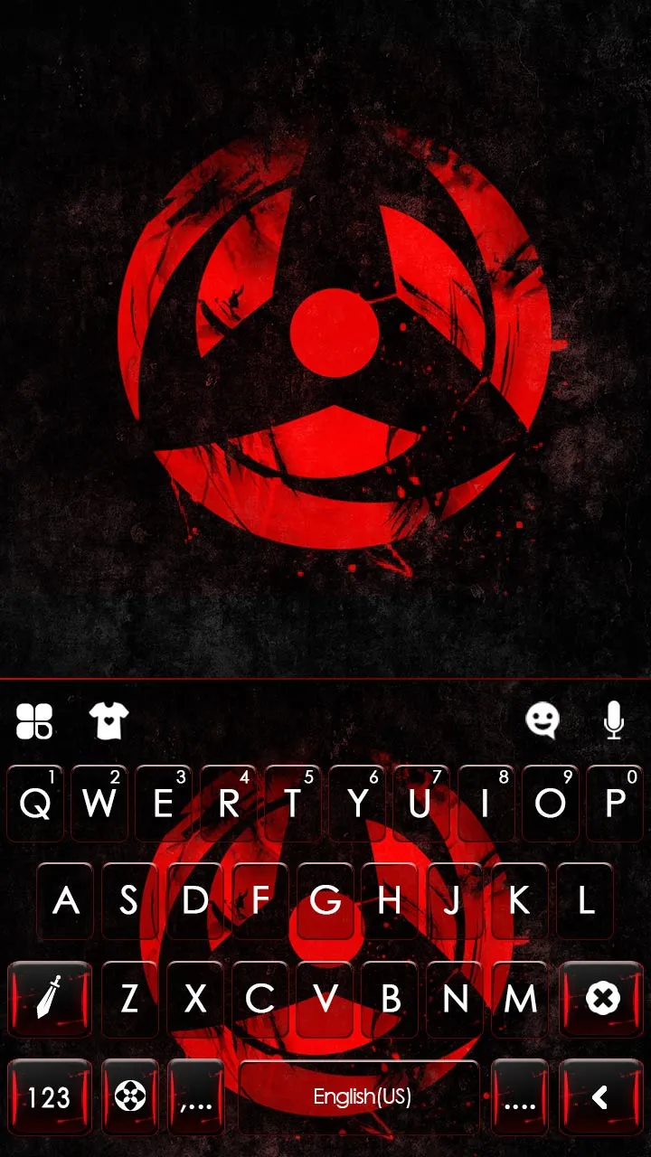 Sharingan Interspace Keyboard  | Indus Appstore | Screenshot