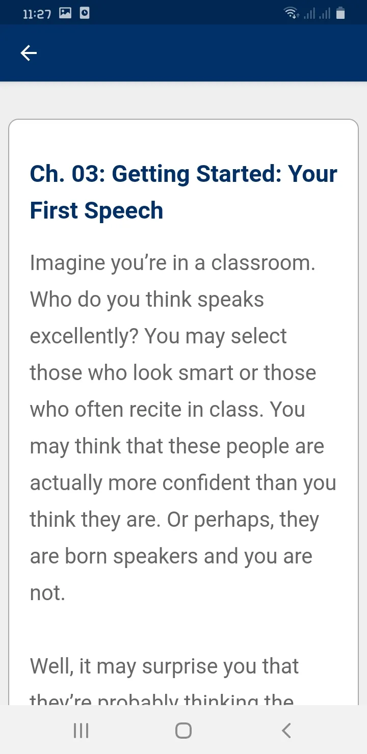 Advanced Public Speaking | Indus Appstore | Screenshot