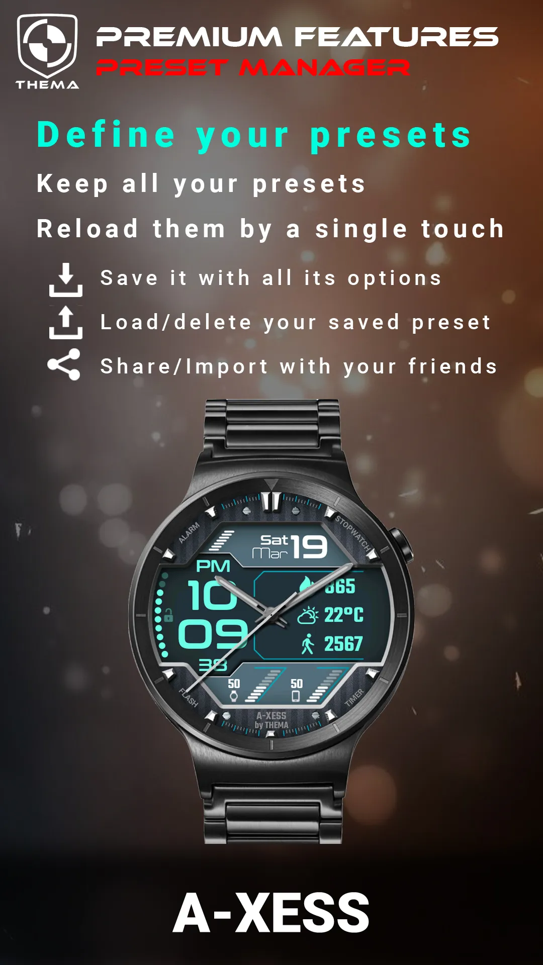 A-Xess Watch Face | Indus Appstore | Screenshot