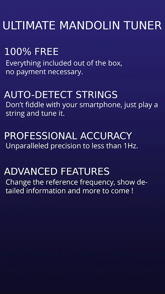 Ultimate Mandolin Tuner | Indus Appstore | Screenshot