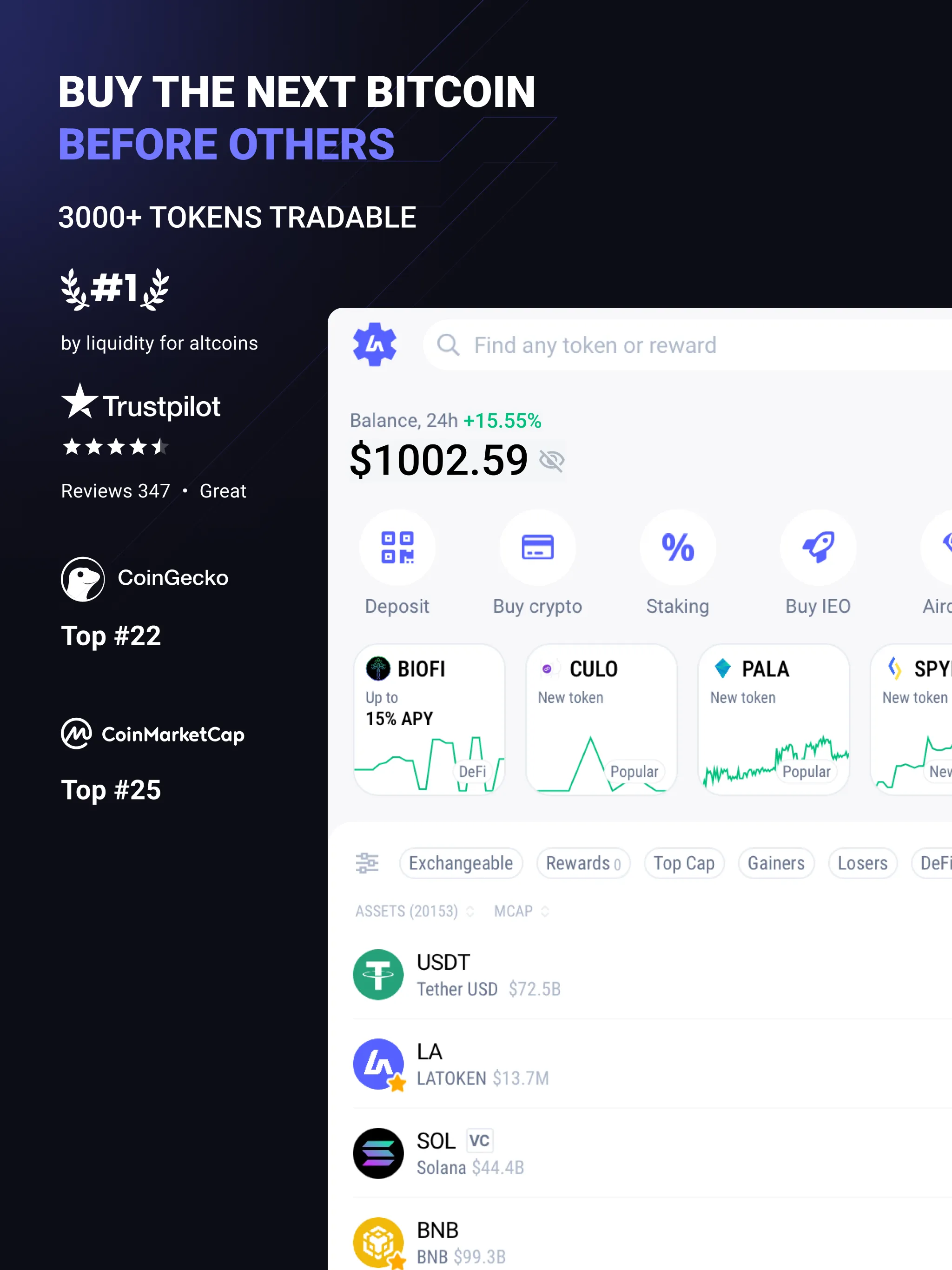 LATOKEN: Trade Any Crypto | Indus Appstore | Screenshot