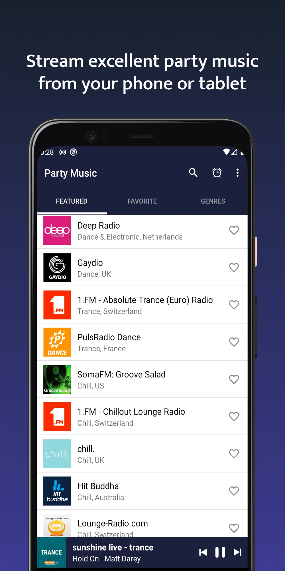 Party Music Radio | Indus Appstore | Screenshot