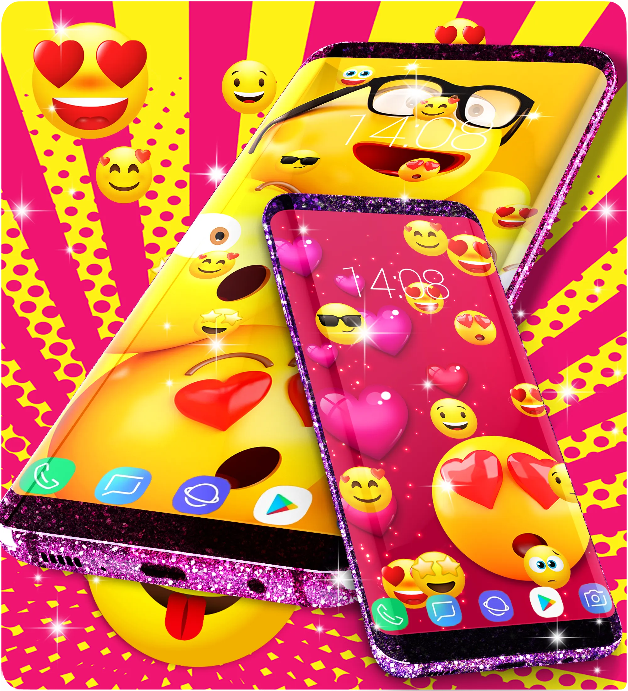 Funny smiley emoji wallpapers | Indus Appstore | Screenshot