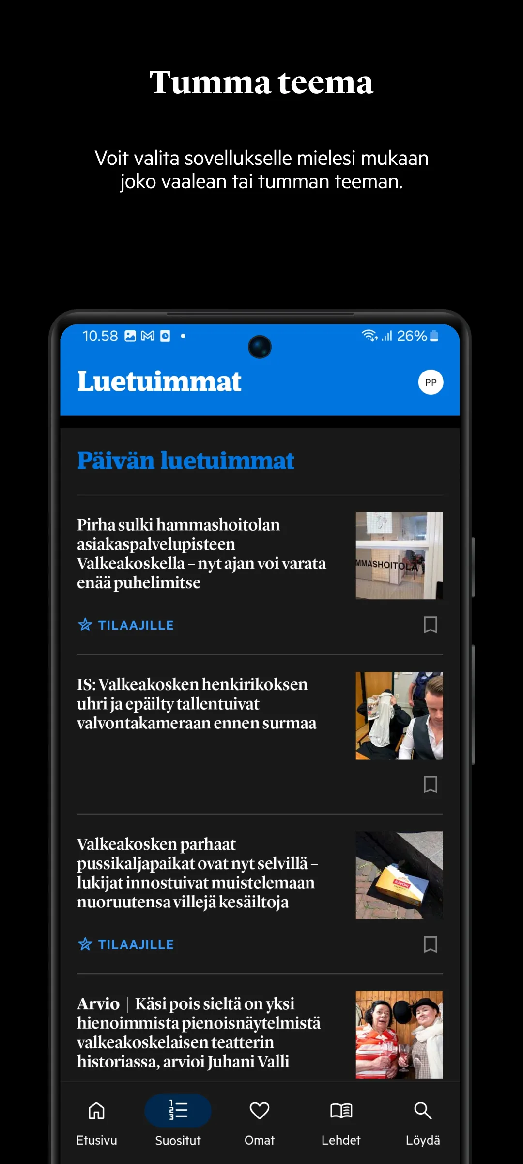 Valkeakosken Sanomat | Indus Appstore | Screenshot