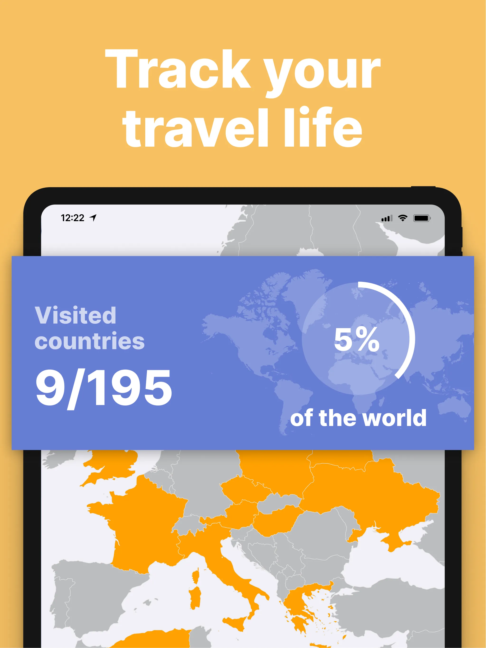 been: track visited countries | Indus Appstore | Screenshot