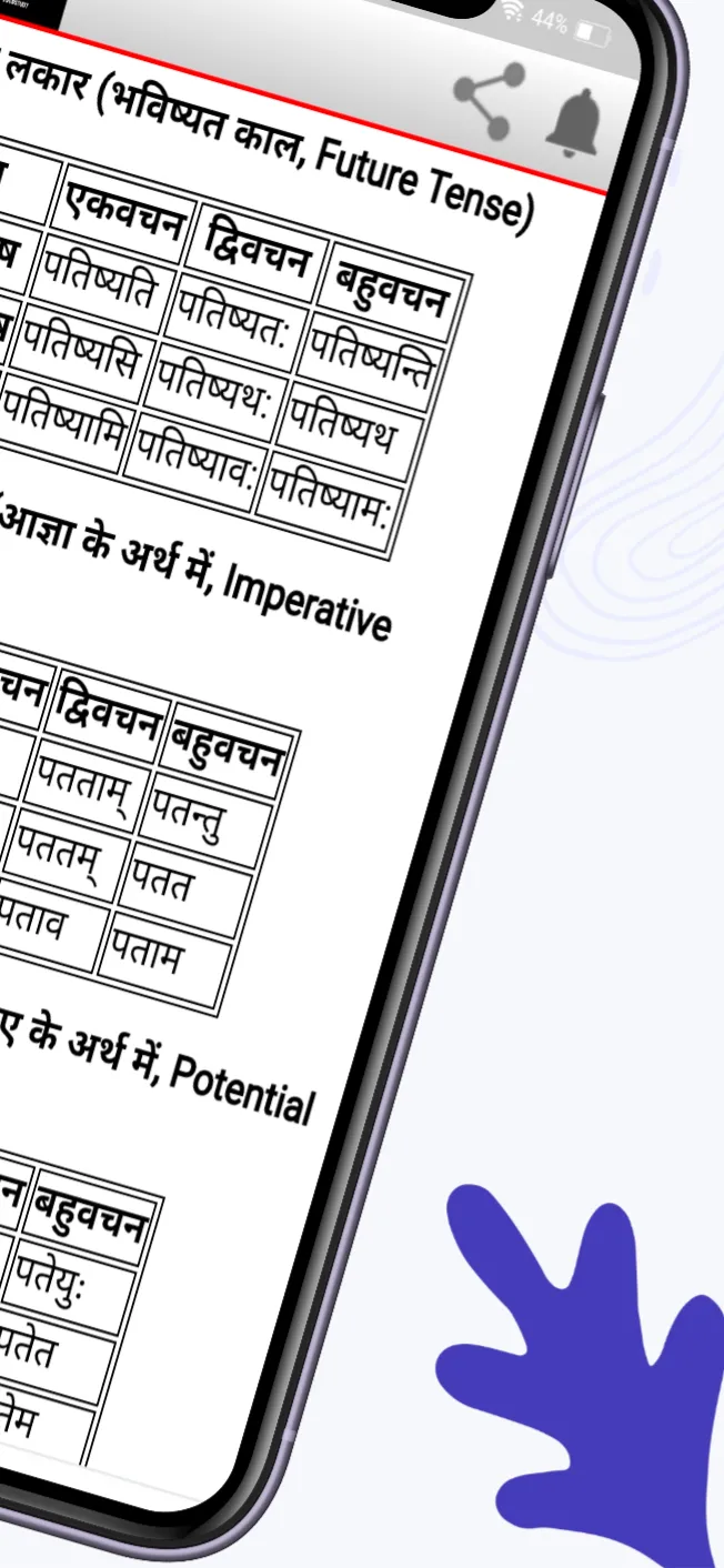 Sanskrit Dhatu Roop | Indus Appstore | Screenshot