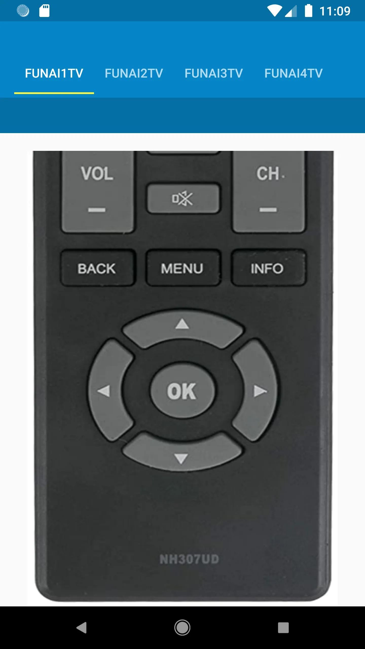 Funai TV Remote Control | Indus Appstore | Screenshot