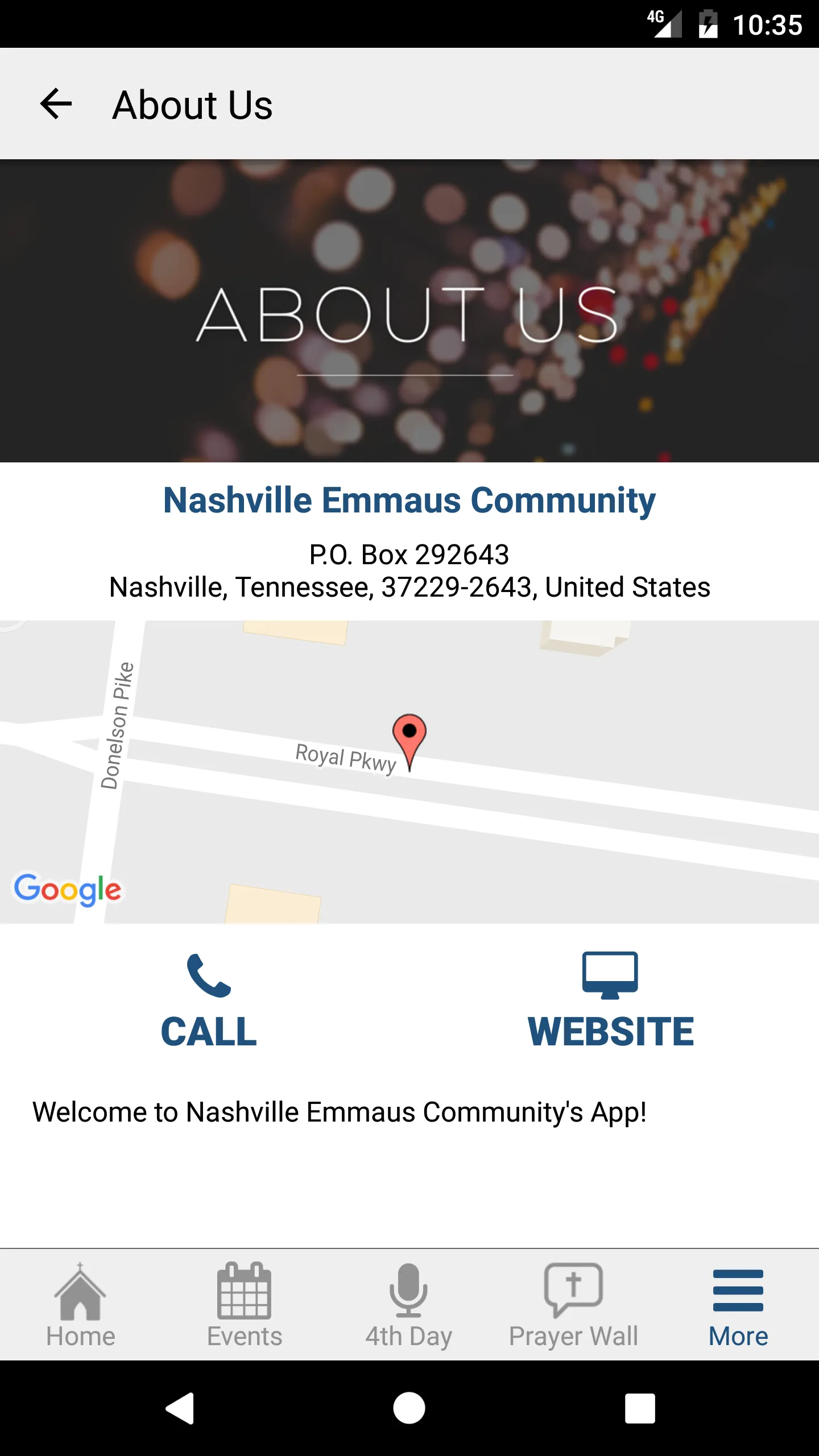 Nashville Emmaus Community | Indus Appstore | Screenshot