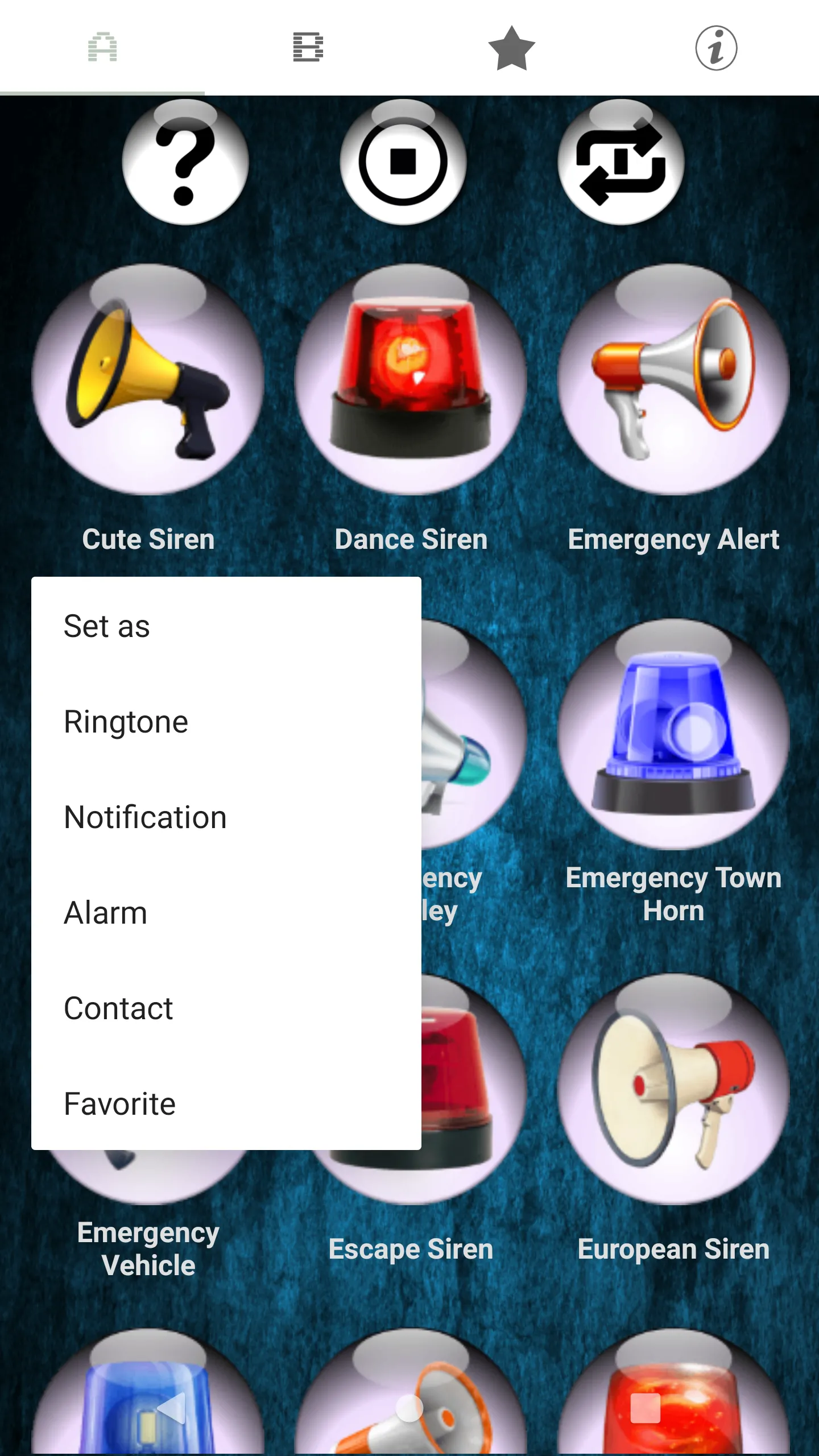 LOUD Emergency Ringtones | Indus Appstore | Screenshot