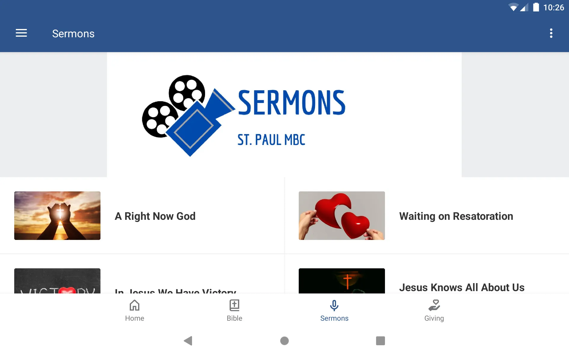 ST PAUL MBC | Indus Appstore | Screenshot