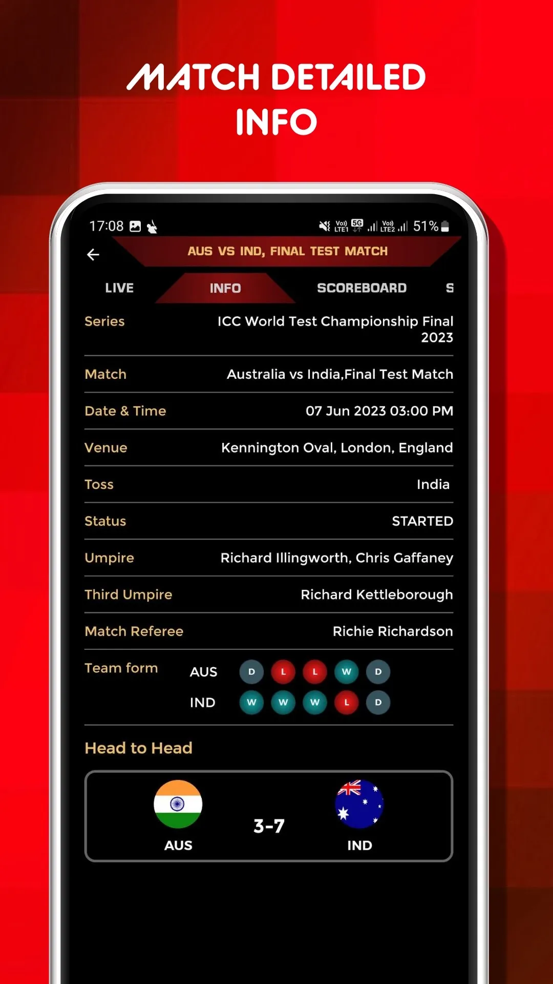 Cric Live Line Pro | Indus Appstore | Screenshot