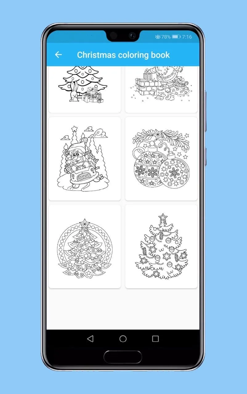 Christmas coloring book | Indus Appstore | Screenshot