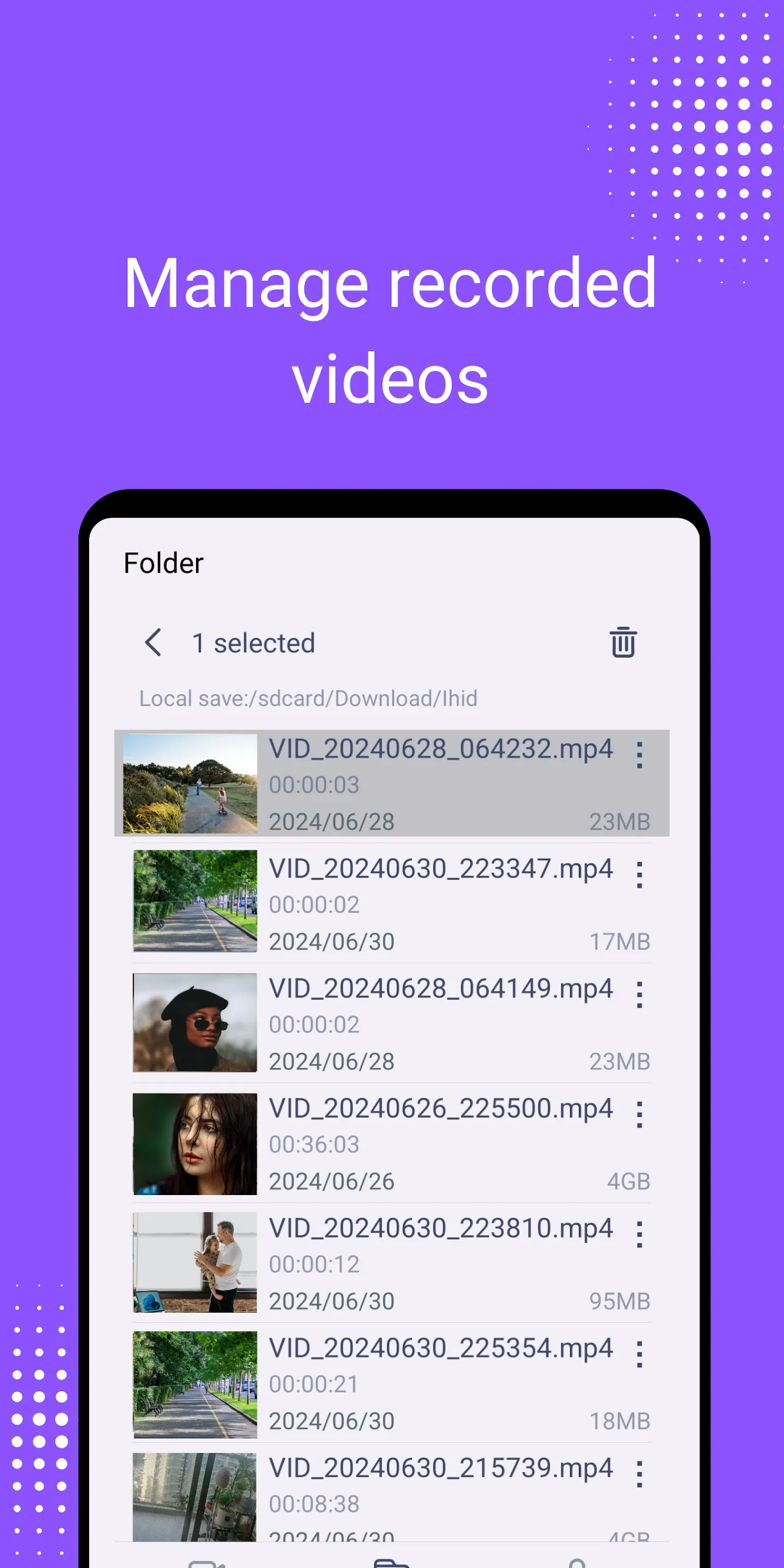 iHID Background Video Recorder | Indus Appstore | Screenshot