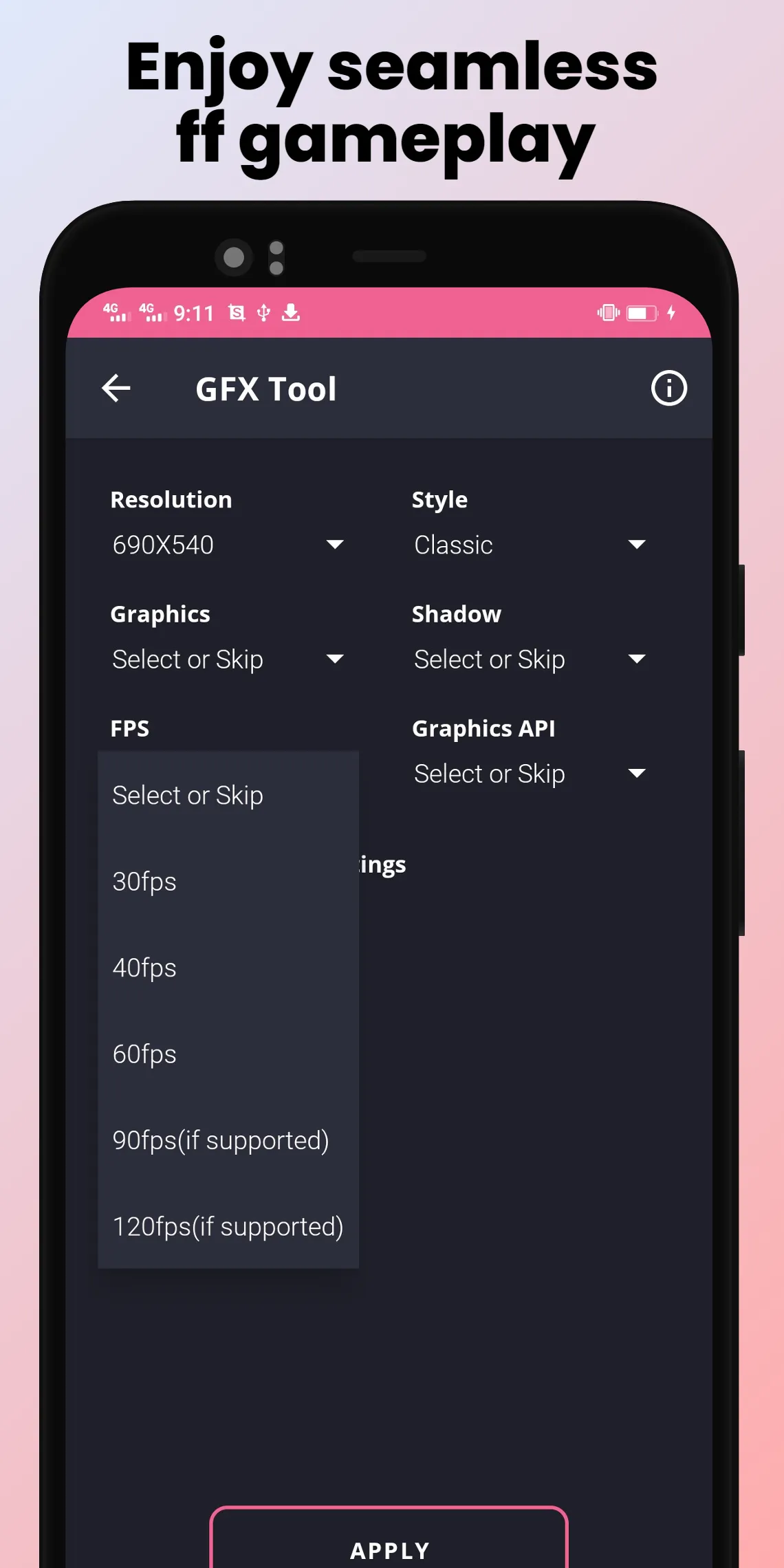 Booster GFX Fix for FFire | Indus Appstore | Screenshot