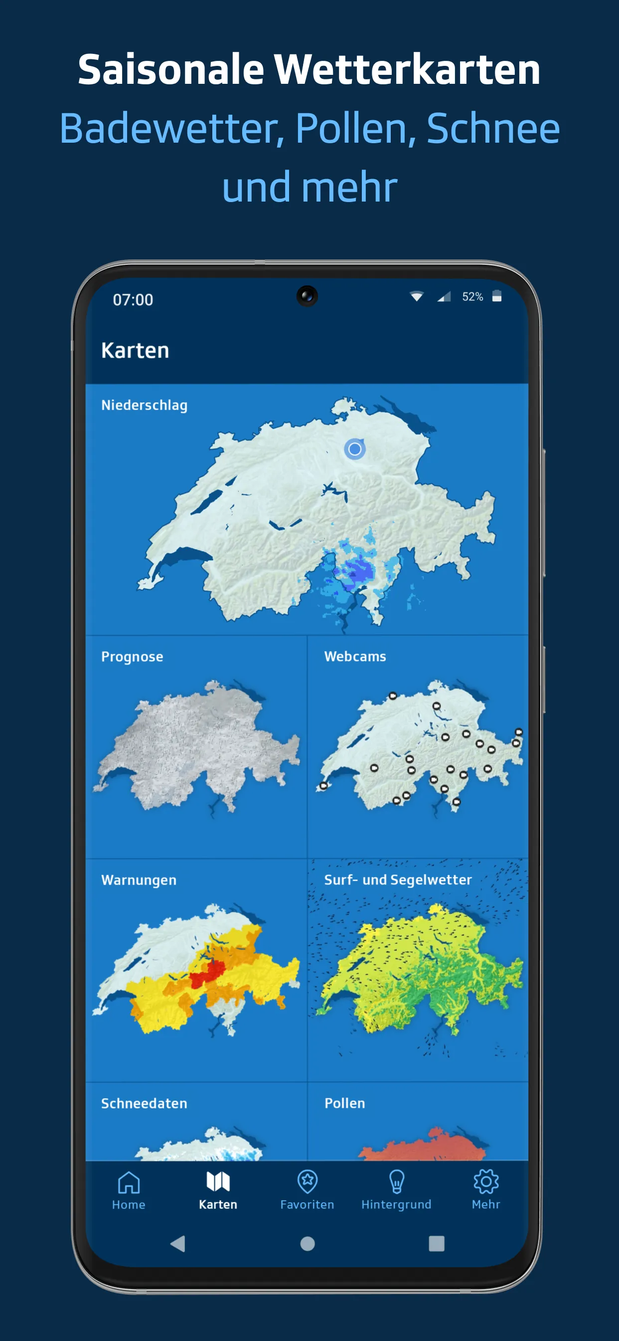 SRF Meteo - Wetter Schweiz | Indus Appstore | Screenshot
