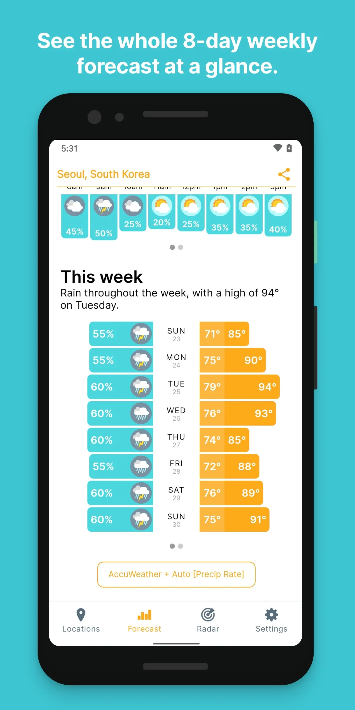 Hello Weather | Indus Appstore | Screenshot