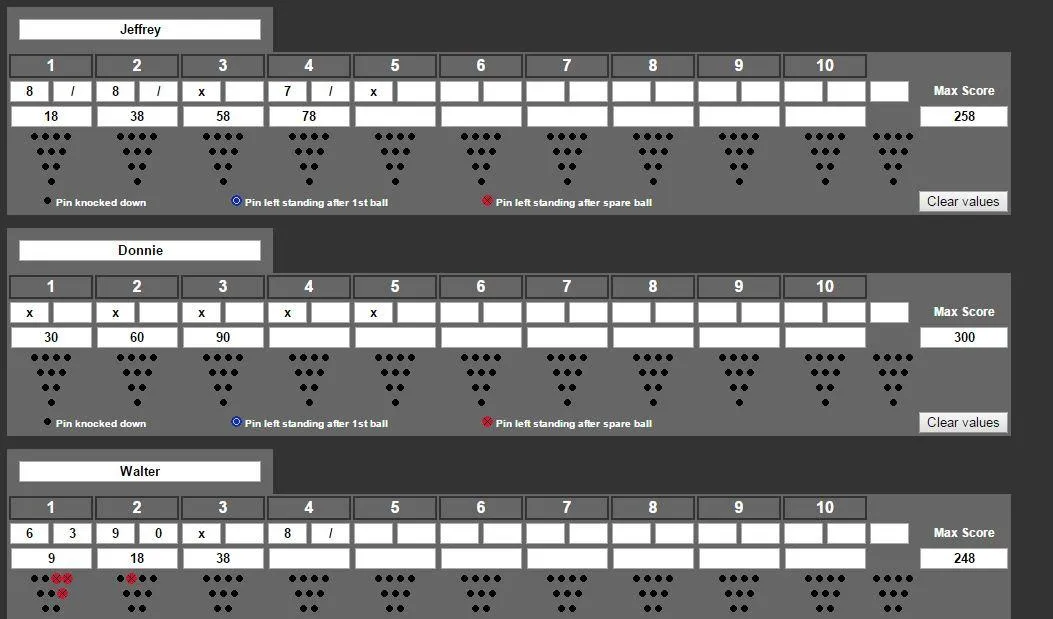 Bowling Score Sheet | Indus Appstore | Screenshot