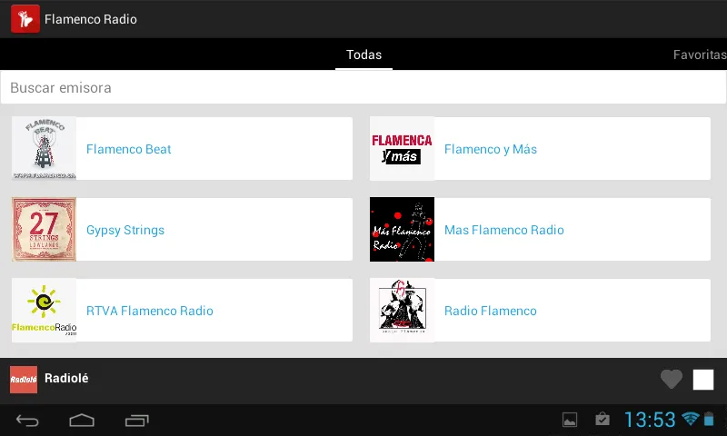 Flamenco Radio | Indus Appstore | Screenshot