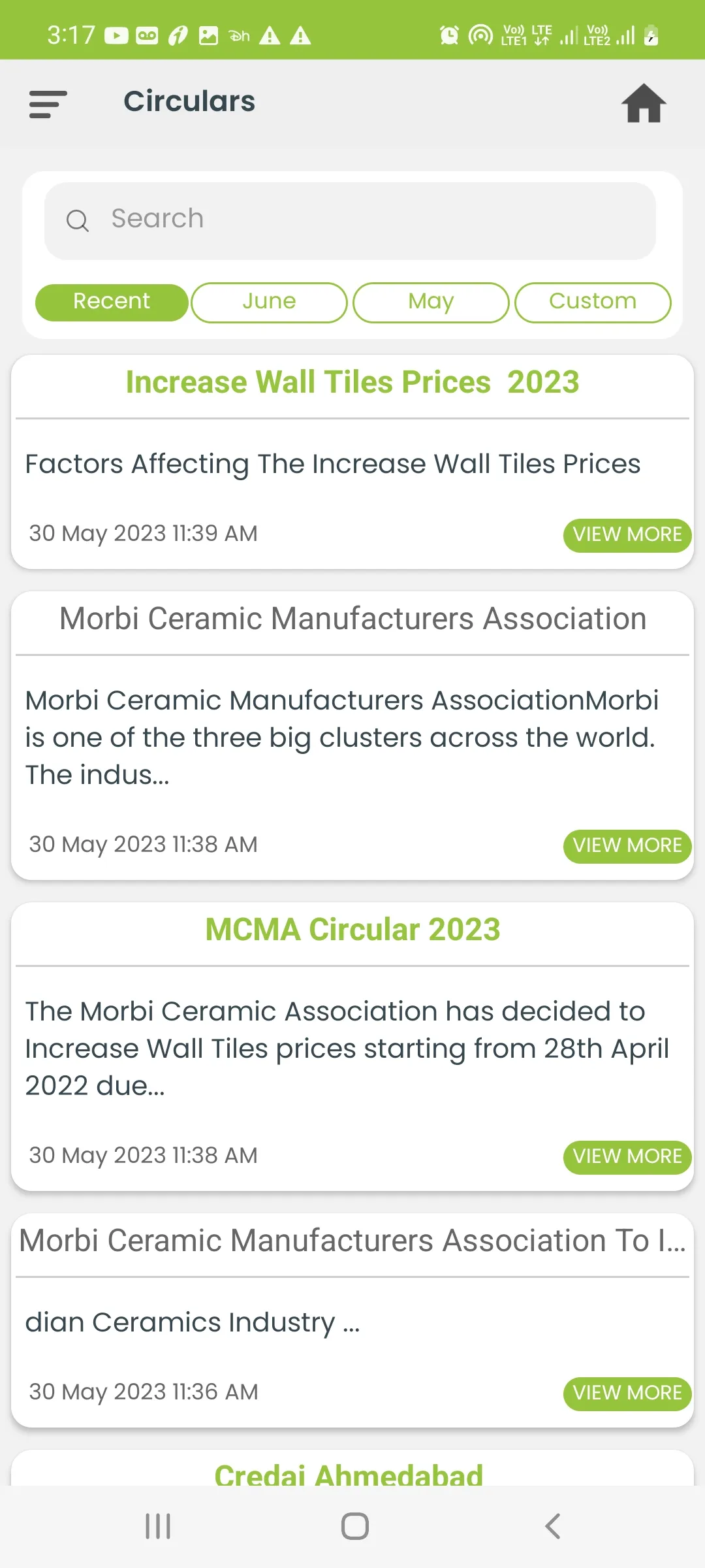 MCMA Morbi Ceramic Association | Indus Appstore | Screenshot