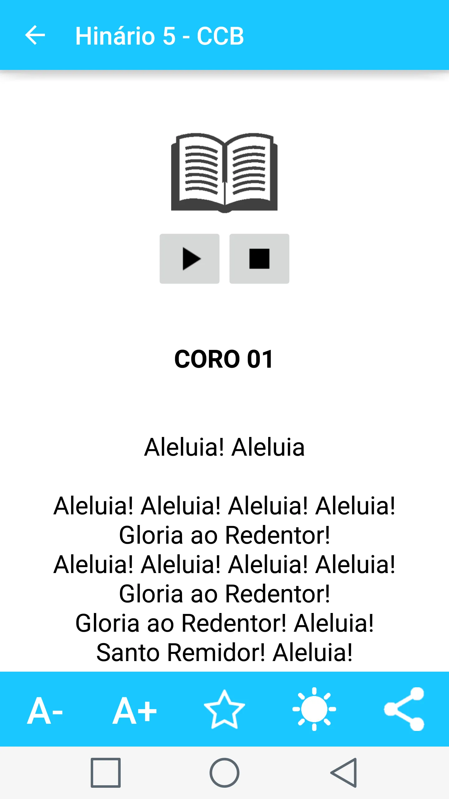 Hinário 5 - CCB | Indus Appstore | Screenshot