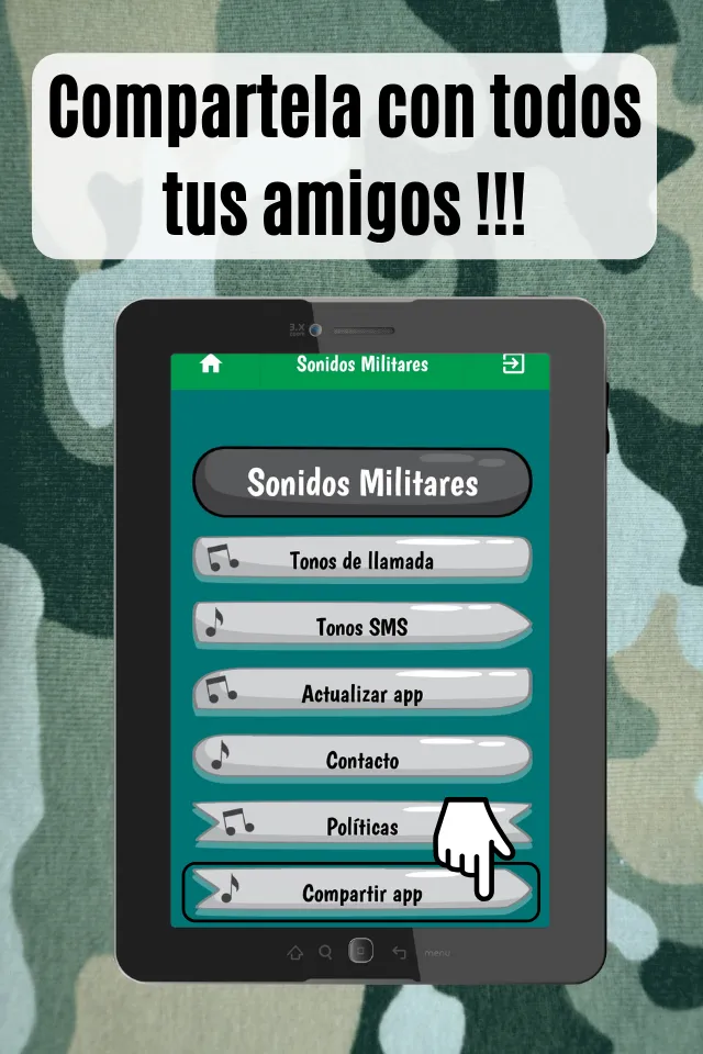 Sonidos Militares para Celular | Indus Appstore | Screenshot