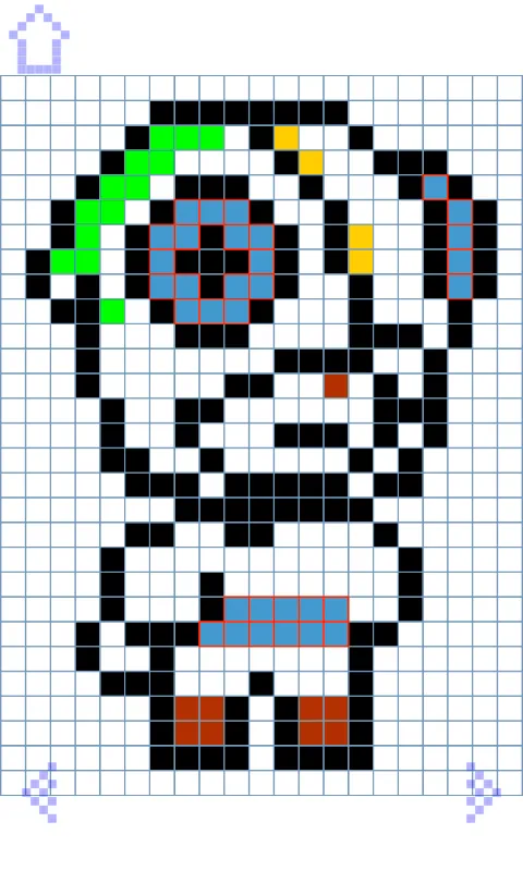 How to draw pixel characters | Indus Appstore | Screenshot