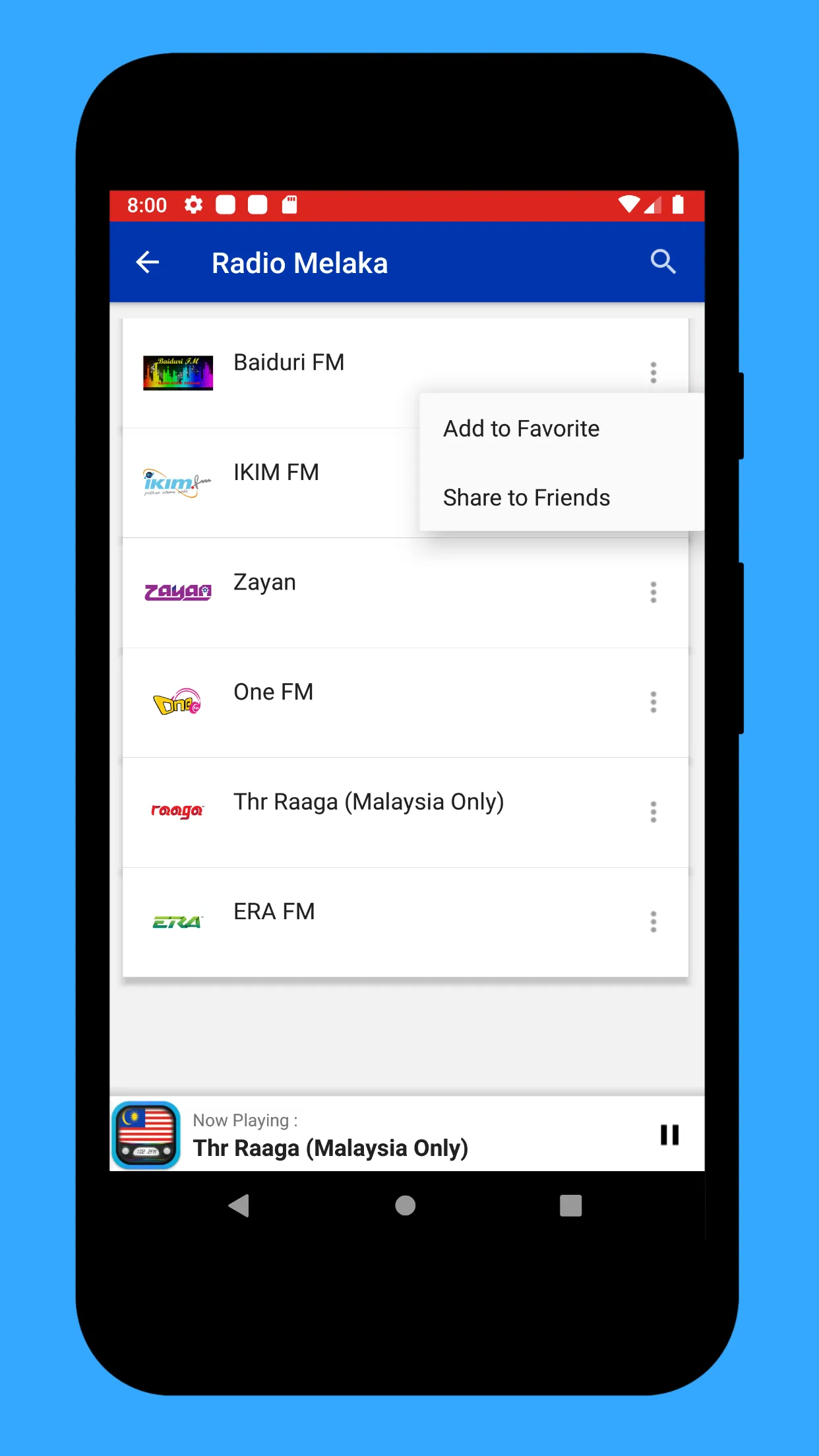 Radio Malaysia + Radio FM & AM | Indus Appstore | Screenshot