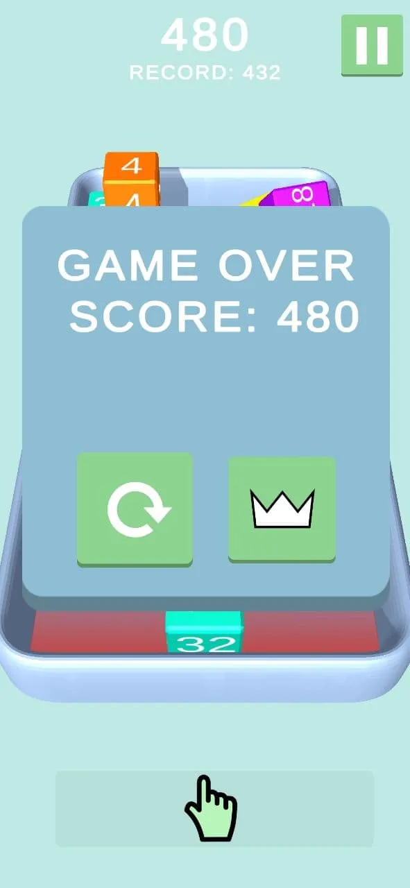 2048 3D plus. Numbers game | Indus Appstore | Screenshot