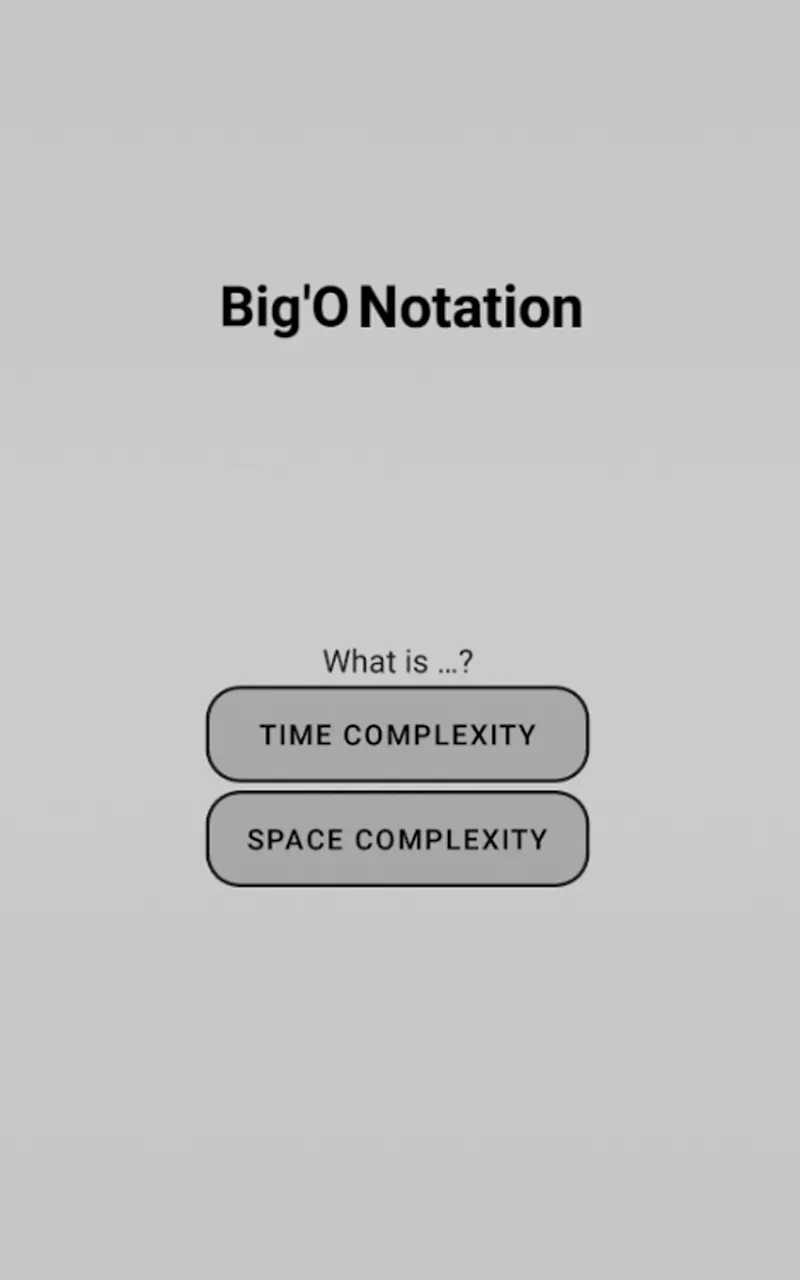 Big'O Notation Visualizer | Indus Appstore | Screenshot