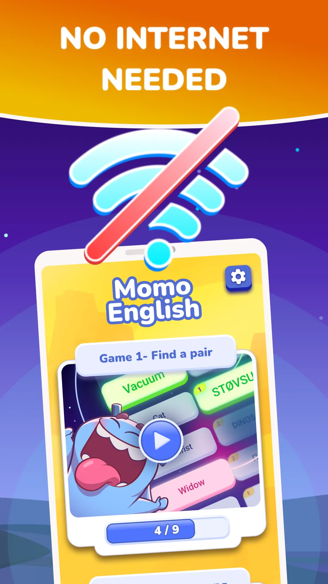 Learn words and play with Momo | Indus Appstore | Screenshot