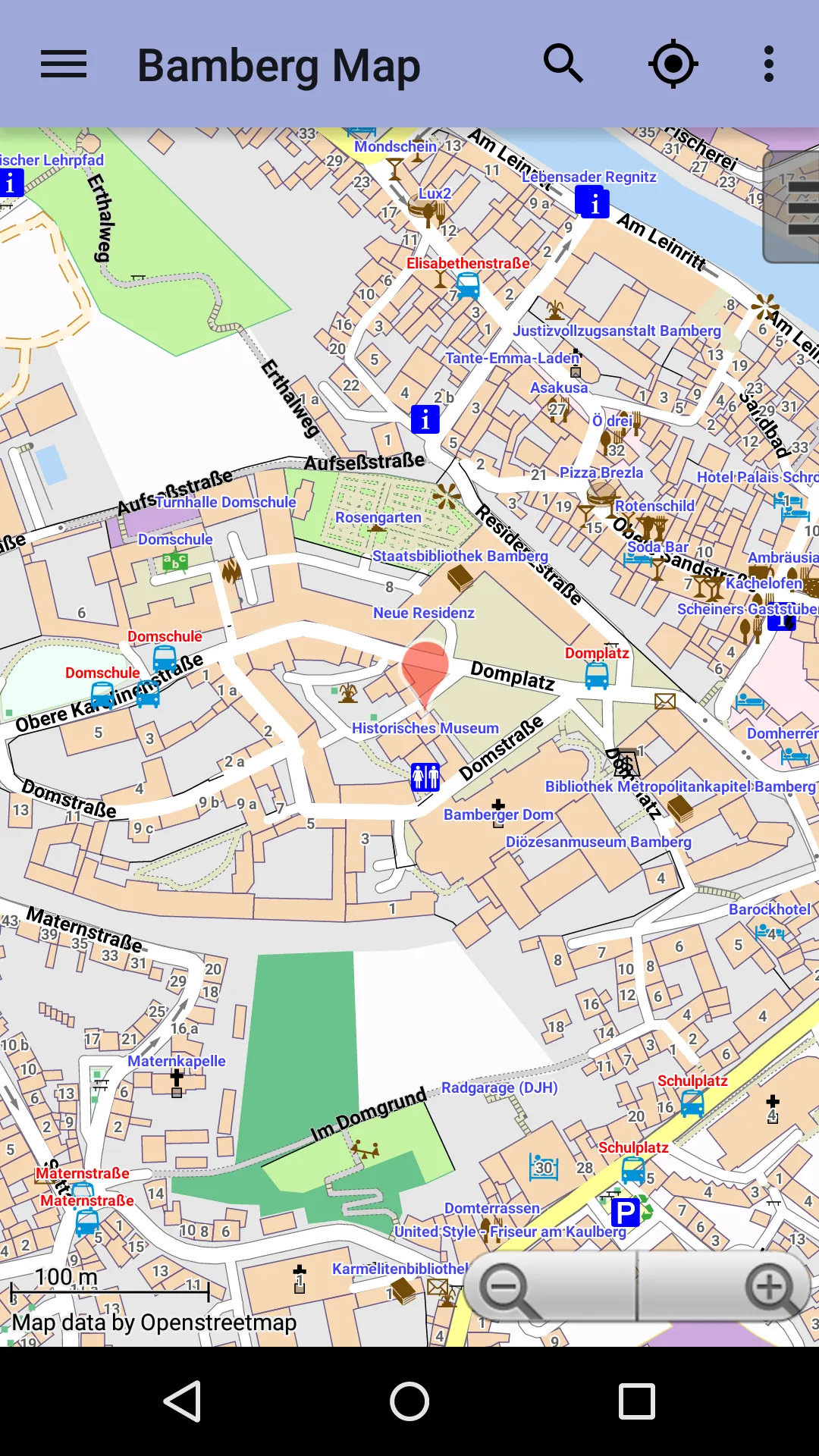 Bamberg Offline City Map | Indus Appstore | Screenshot