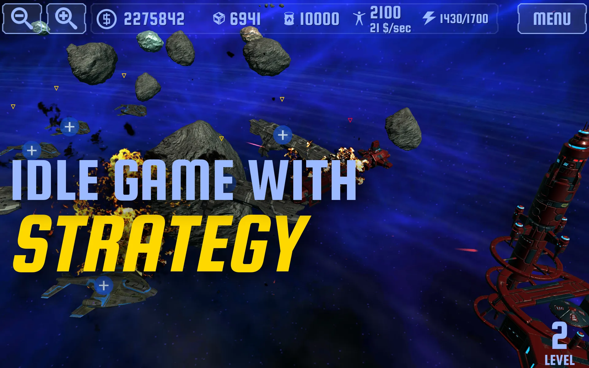 Idle Galaxy Miner: Strategy | Indus Appstore | Screenshot