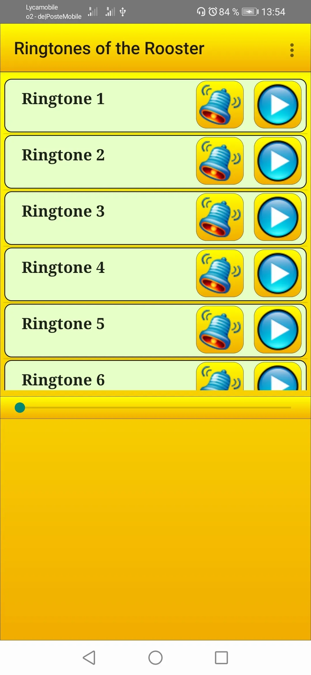 Ringtones of the Rooster | Indus Appstore | Screenshot