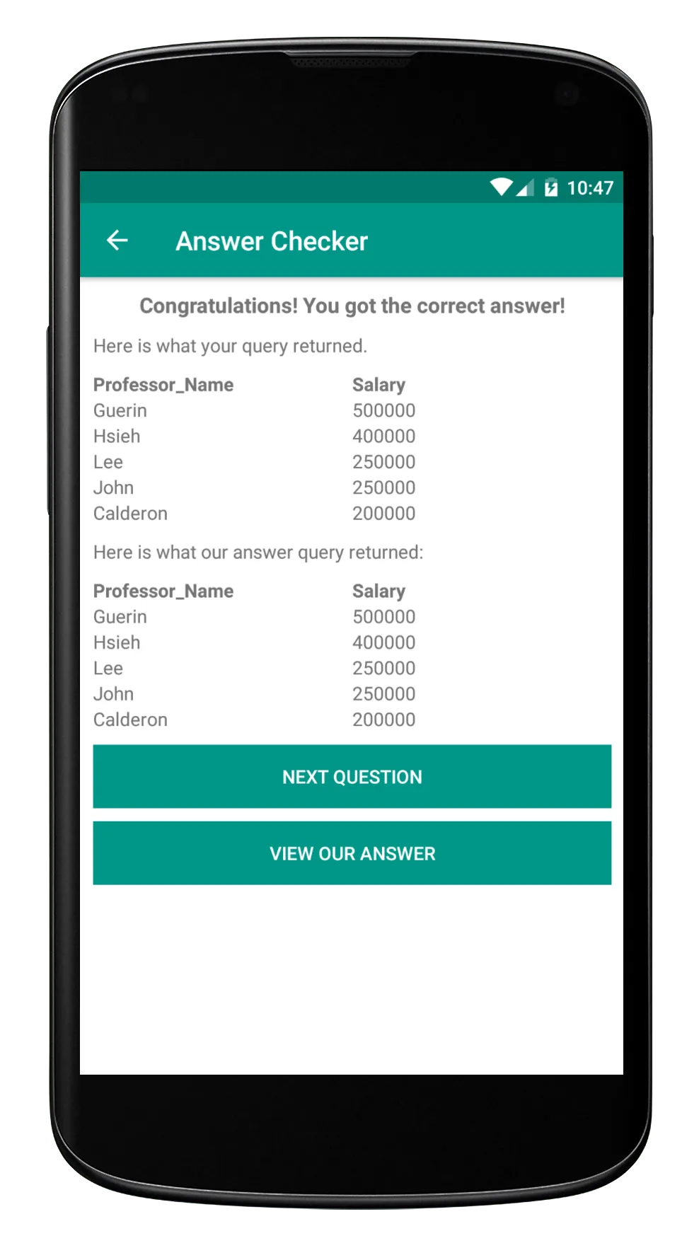 SQL Practice PRO - Learn DBs | Indus Appstore | Screenshot