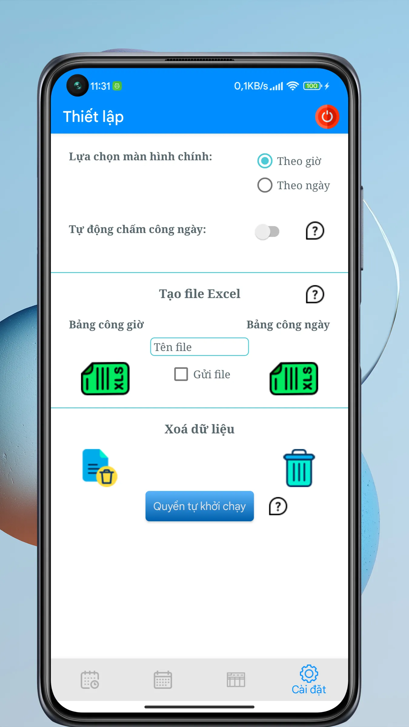 Chấm công - Ghi công | Indus Appstore | Screenshot