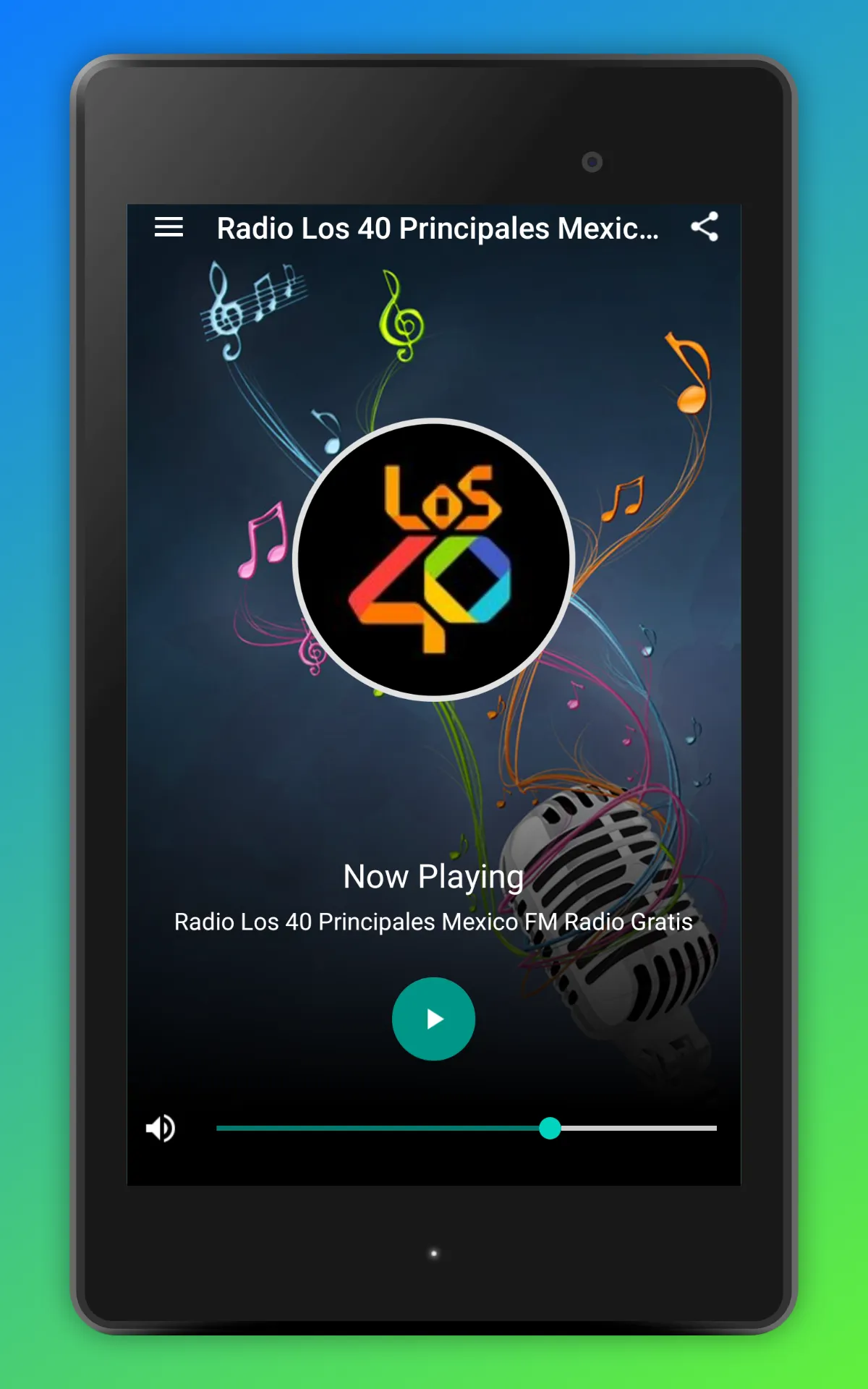 Los 40 Principales Radio Mexic | Indus Appstore | Screenshot