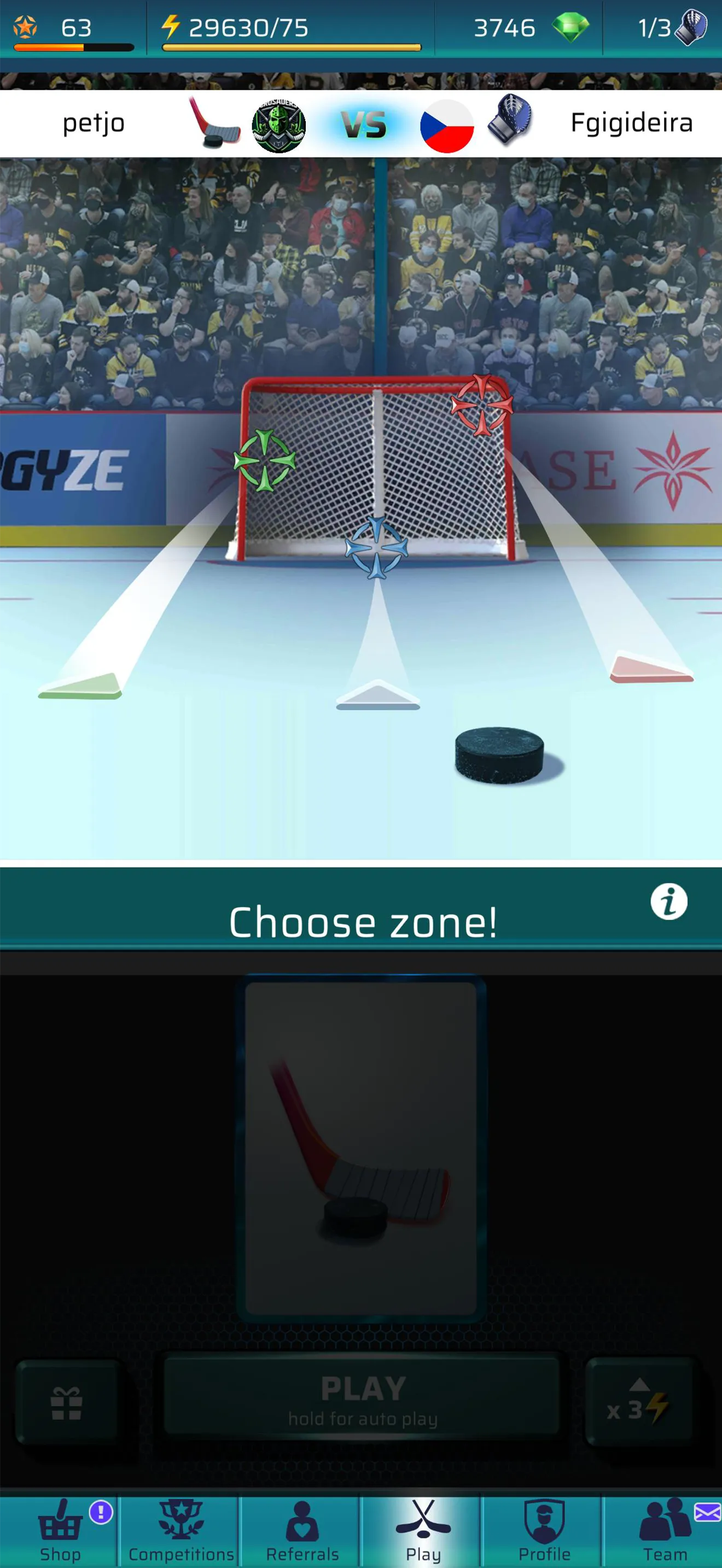 PowerPlay: Ice Hockey PvP Game | Indus Appstore | Screenshot