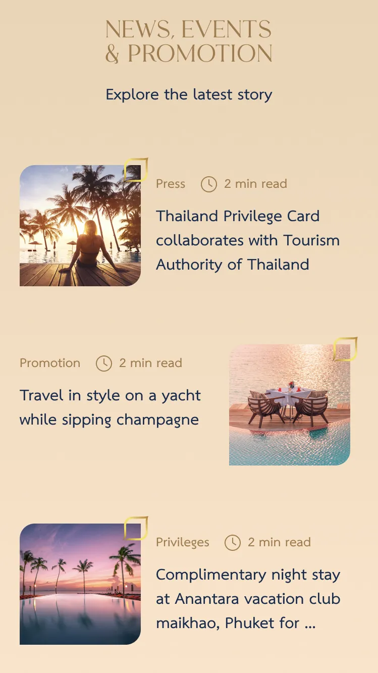 Thailand Privilege | Indus Appstore | Screenshot