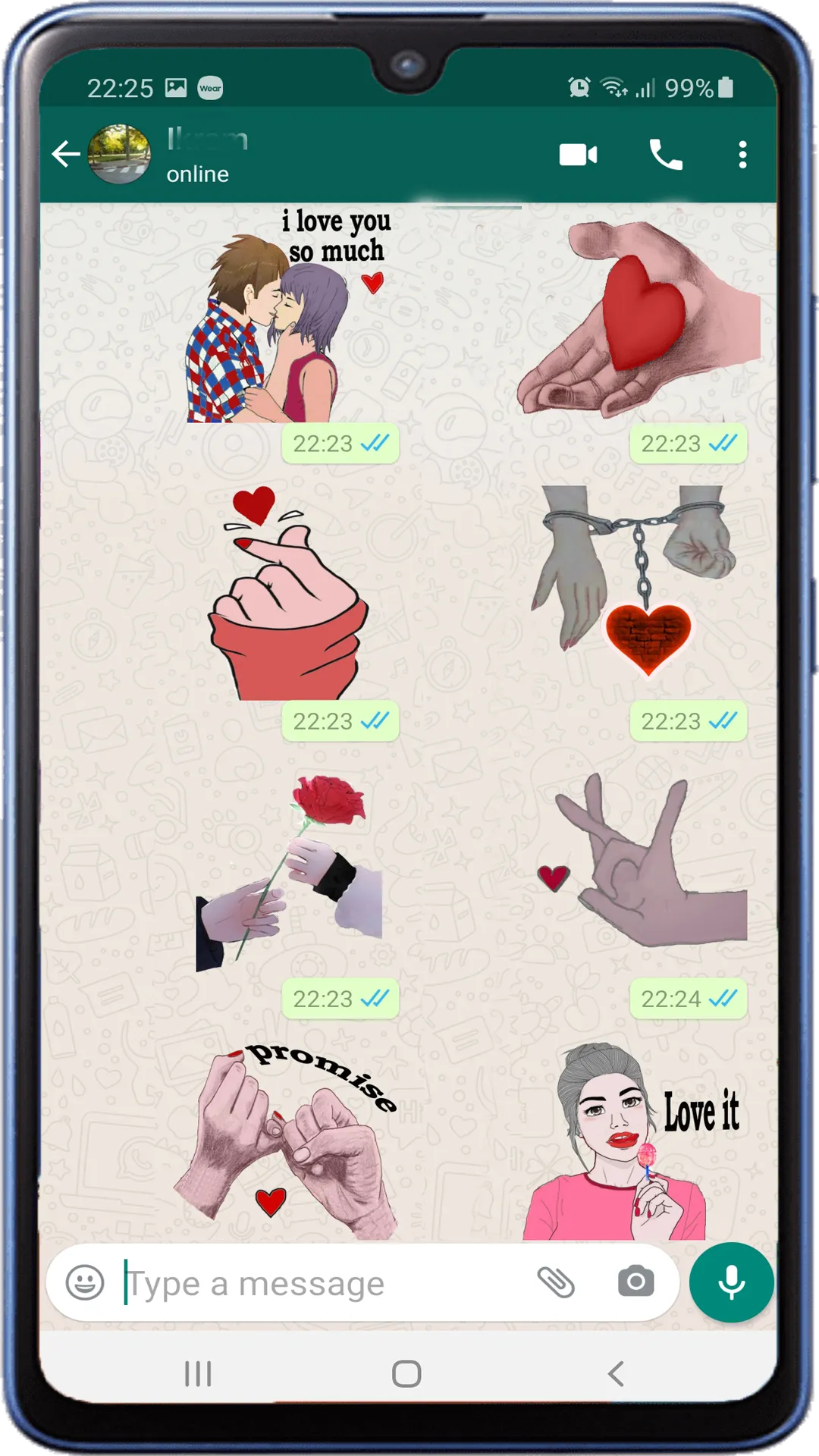 Love Stickers For Whatsapp | Indus Appstore | Screenshot