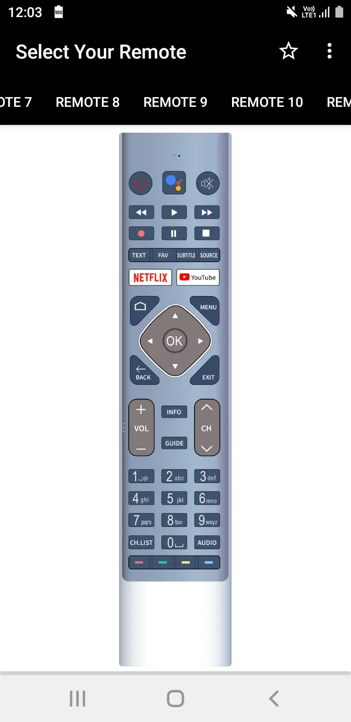 Kogan TV Remote | Indus Appstore | Screenshot