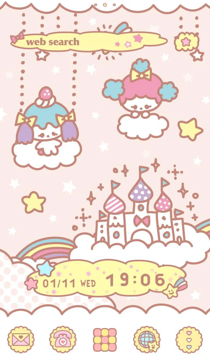 PinkTheme-Castles in theClouds | Indus Appstore | Screenshot