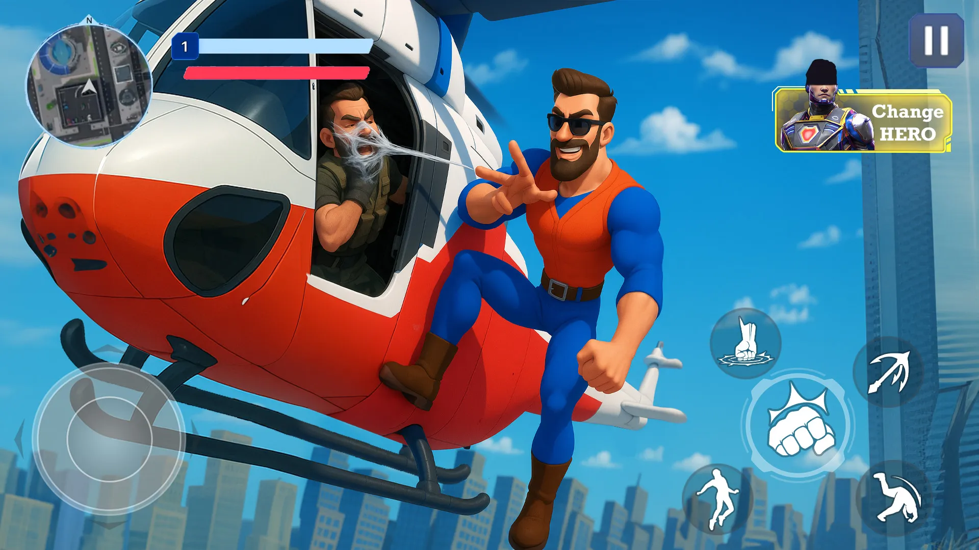 Super Hero Fight: Flying Game | Indus Appstore | Screenshot