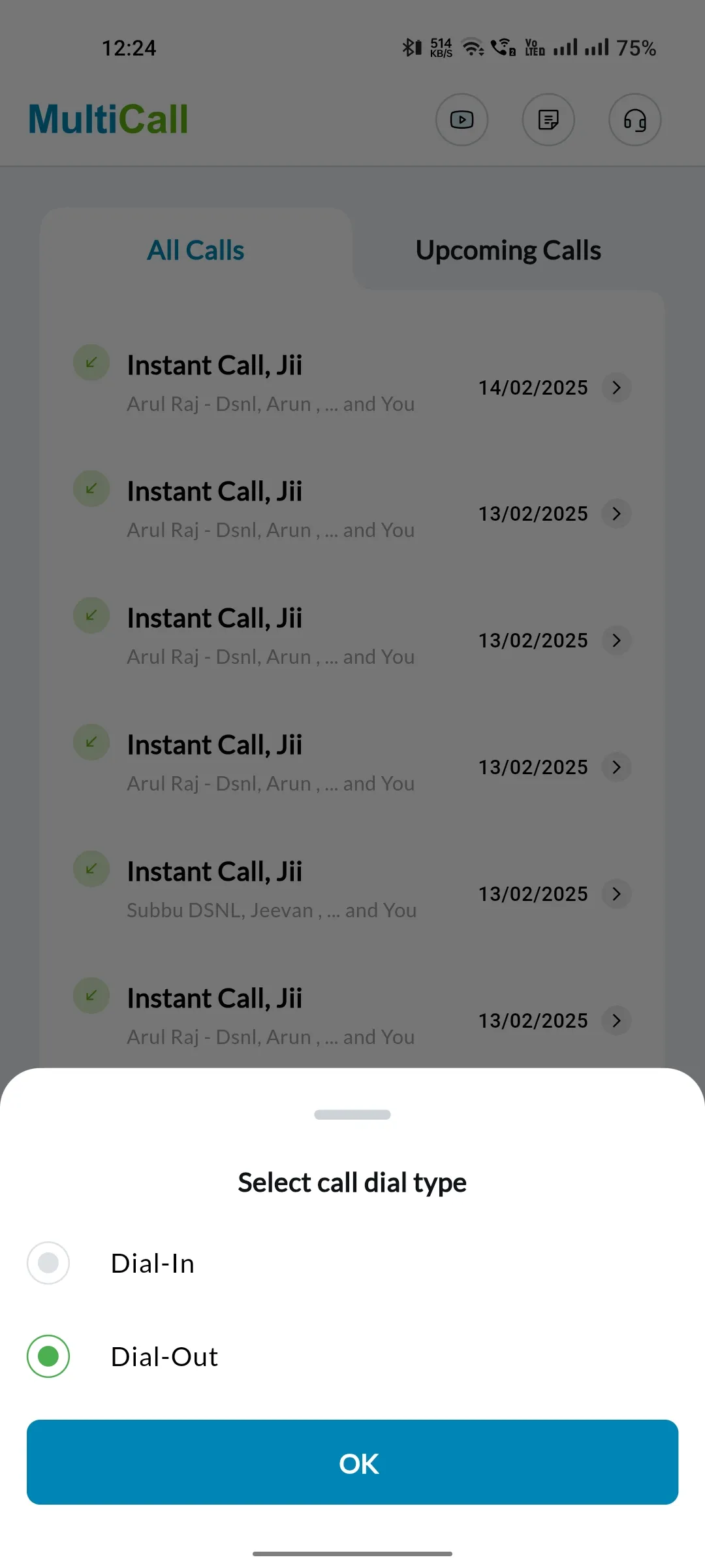 MultiCall – Group Calling App | Indus Appstore | Screenshot