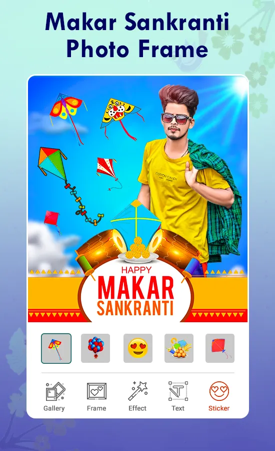 Makar Sankranti Photo Frame | Indus Appstore | Screenshot