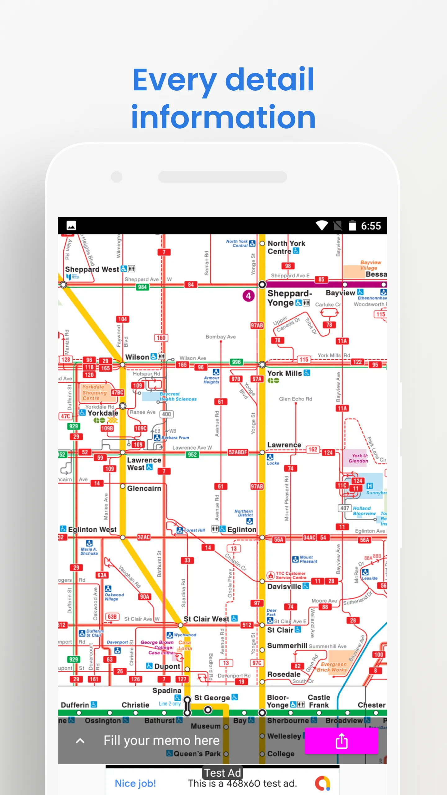 Toronto Bus Subway Map Travel | Indus Appstore | Screenshot